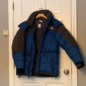 The North Face Himalaya 700 Blue and Gray Men’s Puffer Jacket